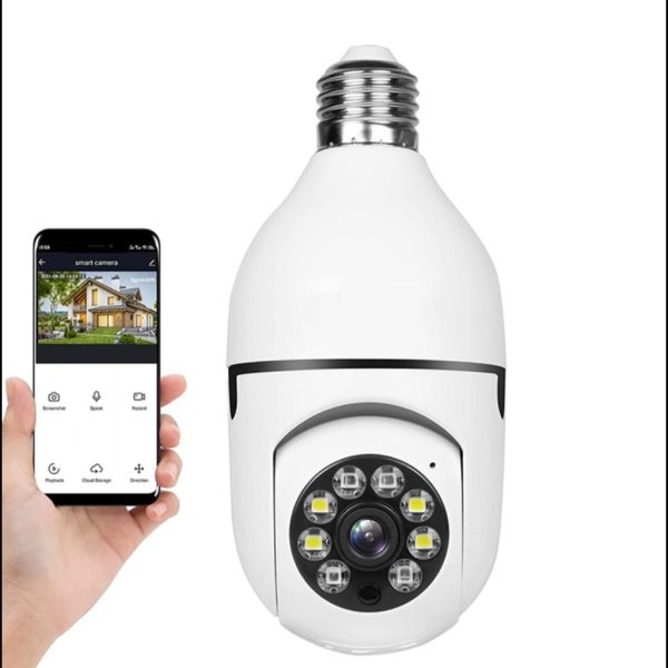 3Mp V380 Pro Champion Brand 1080p Full Hd Best Quality Bulb Holder Camera - Image 2