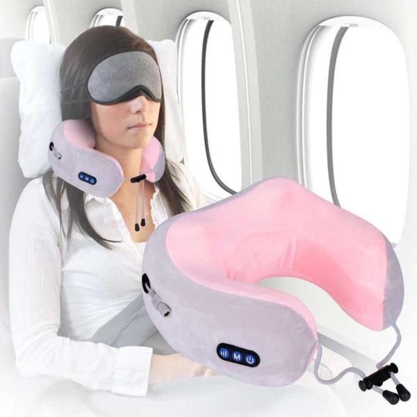 Portable Rechargeable U-Shaped Massage Pillow - Image 5