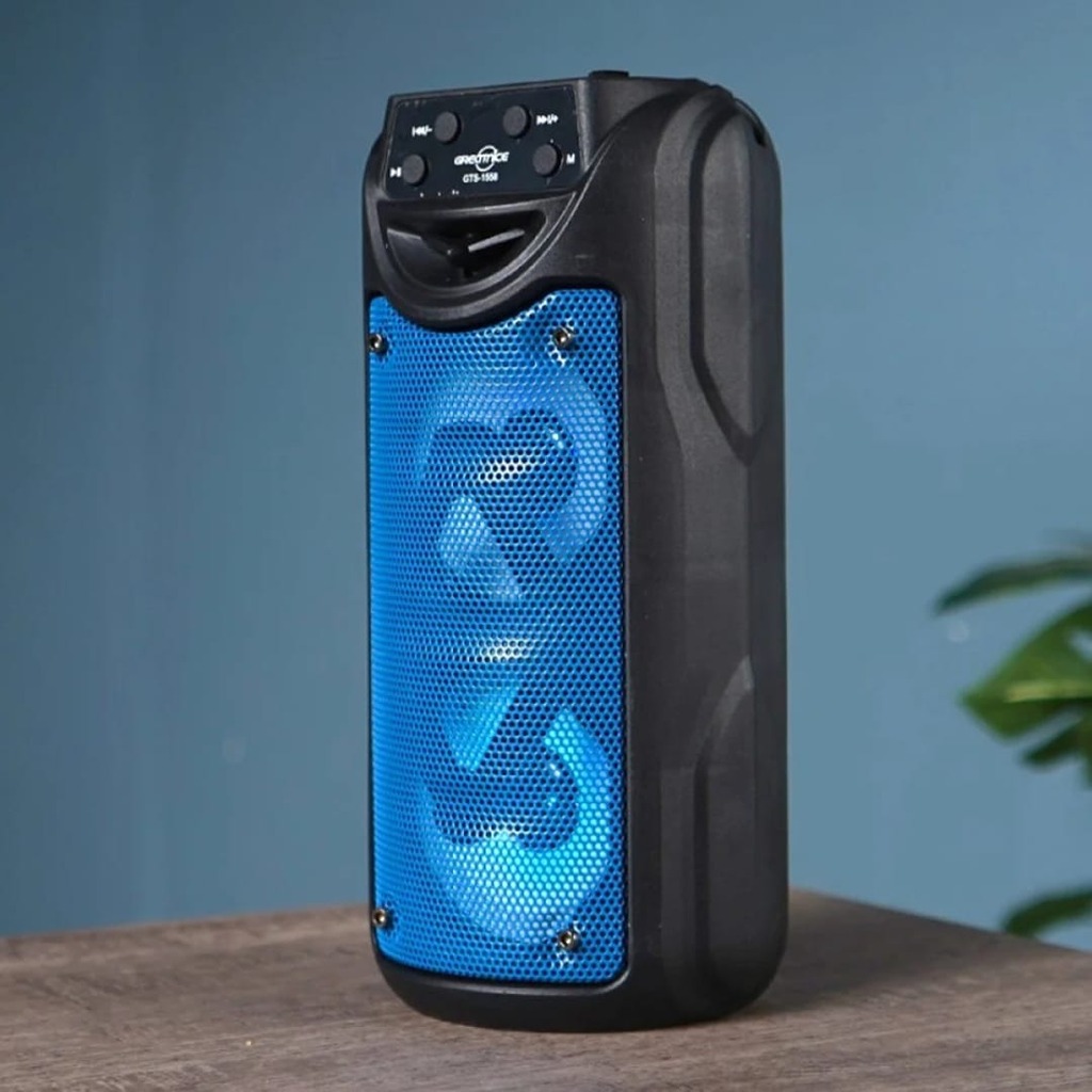 GTS-1558 Bluetooth, Duel Speaker, USB, TF Card Supported Speaker With FM