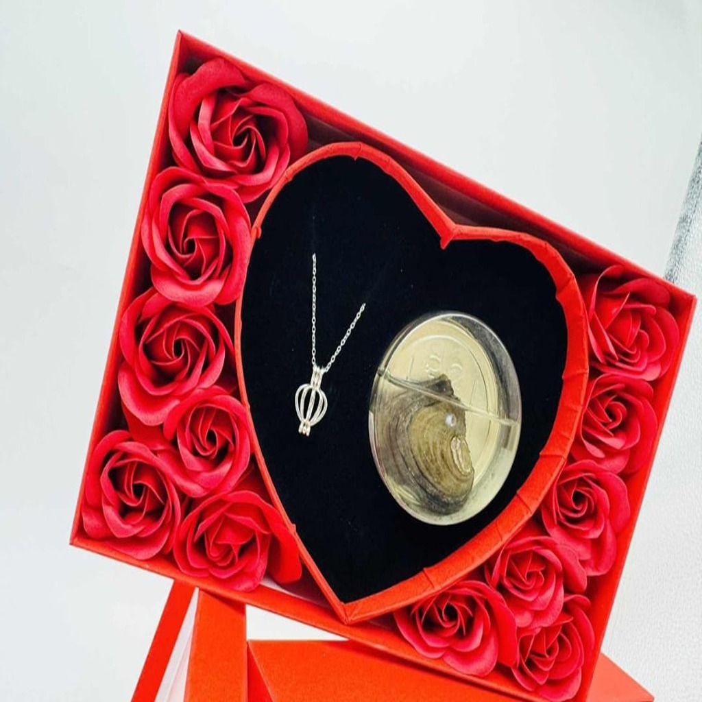 Love Rose Pearl Set For Gift - Image 4