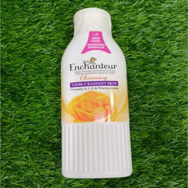 Enchanteur Satin Smooth Charming Perfumed Body Lotion (450ml) - Image 2