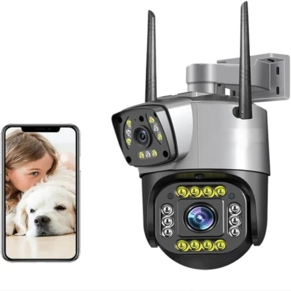 Dual Lens outdoor waterproof 4G sim and wifi support IP Camera V9L 4G - Image 2