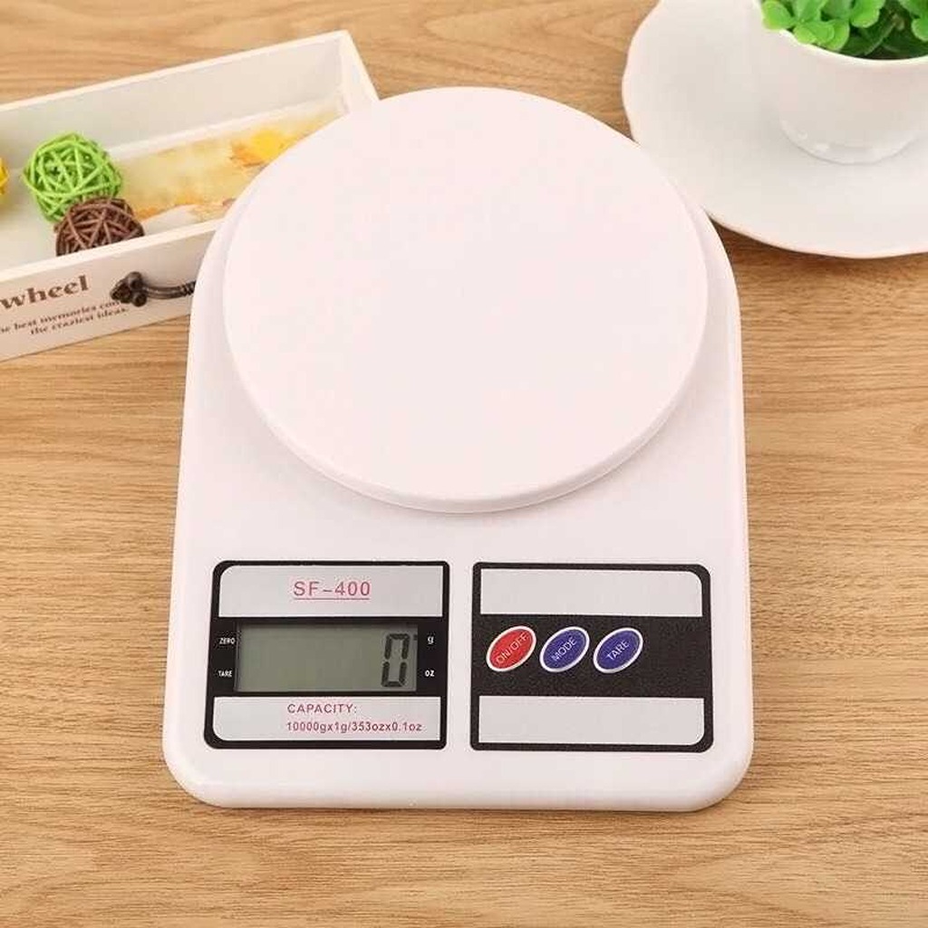 Portable 10kg Digital Kitchen Scale - Precise Food Measuring with LCD Display
