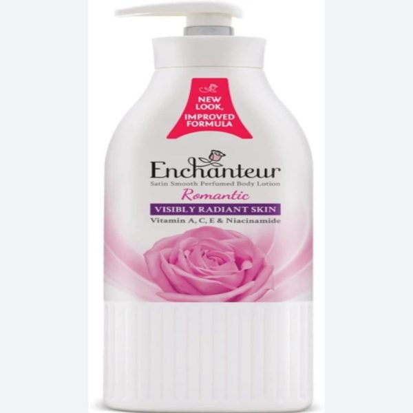 Enchanteur Satin Smooth Charming Perfumed Body Lotion (450ml) - Image 3