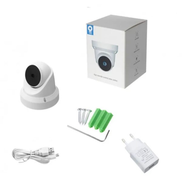 V380 Full HD Q1 360 Degree Wifi Audio ip Security mini Camera night vision indoor Doom 3MP - Image 2