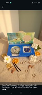 Natural Oyster Wish Pearl Vacuum Can Pendant Necklace Gift Box - Image 2